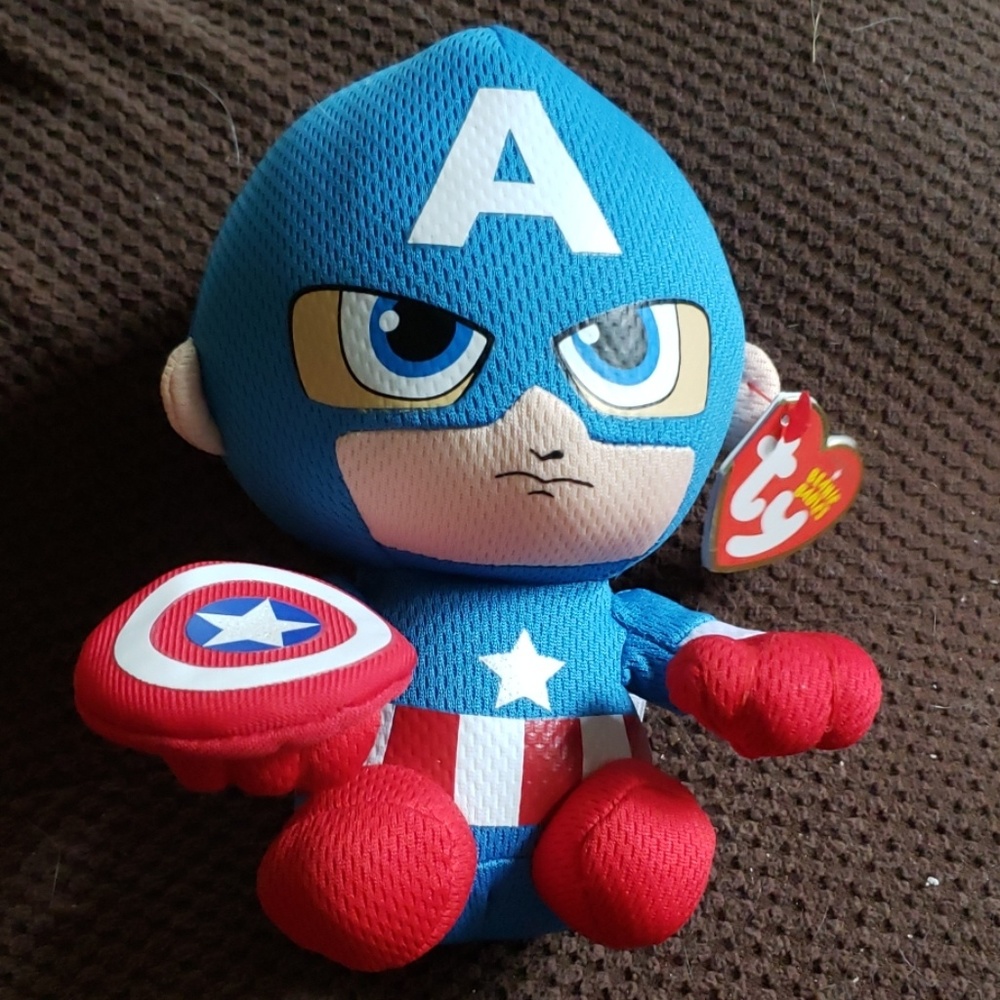 Captain America Ty Beanie Baby
